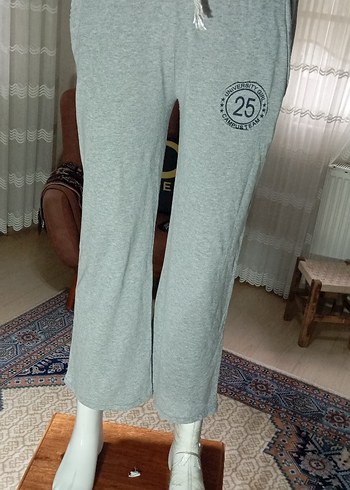 Baskılı Pamuklu Rahat Kesim Eşofman alt - Görsel 10