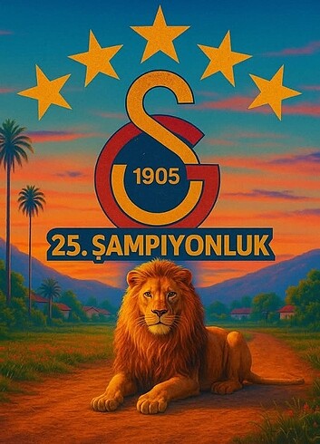 ŞAMPİYON TEK BÜYÜK GALATASARAY ATKISI 2 ADET 