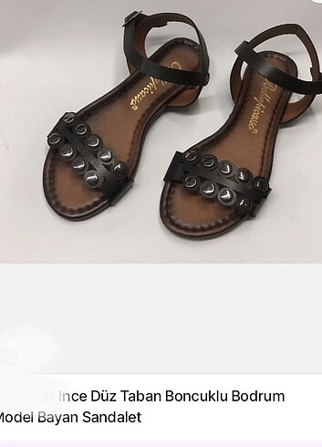 Derishow BODRUM MODEL. İÇİ DIŞI DERİ SIFIR YAZLIK SANDALET