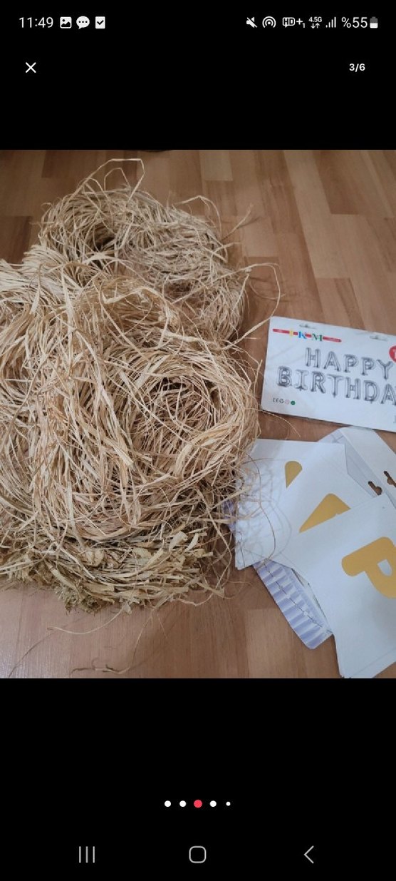 Altın Renkli Happy Birthday Parti Süsü - Görsel 4