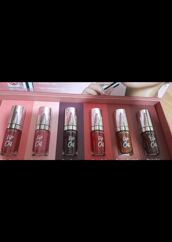 Note Çok Renkli Lip Oil Seti