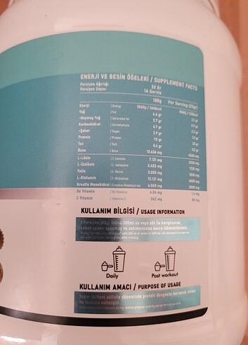 Diğer Whey protein sıfır kutusunda 