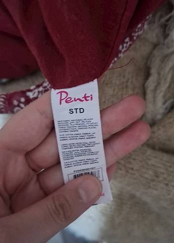Penti Bordo Bohem Tarzı Dokuma Kadın Çanta