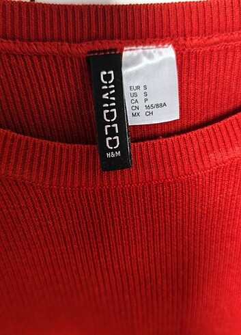 H&M MARKA crop bluz beden S
