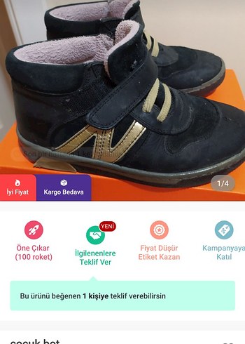 New Balance çocuk bot