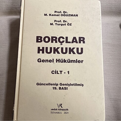 Borçlar hukuku cilt-1