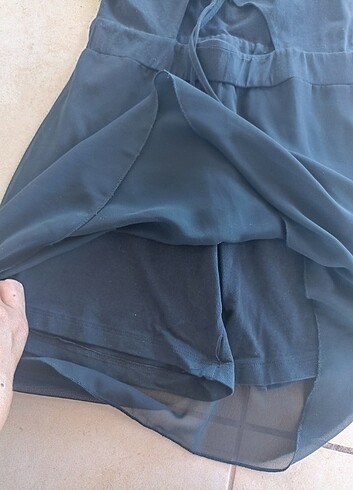 Diğer Siyah short etek elbise