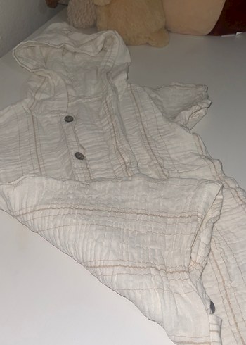 Beyaz Keten Çocuk Uyku Tulumu - Görsel 5