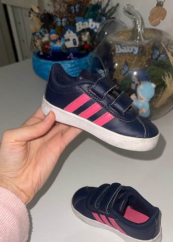 Kız Çocuk Siyah-Pembe Cırtlı Spor Ayakkabı - Görsel 5