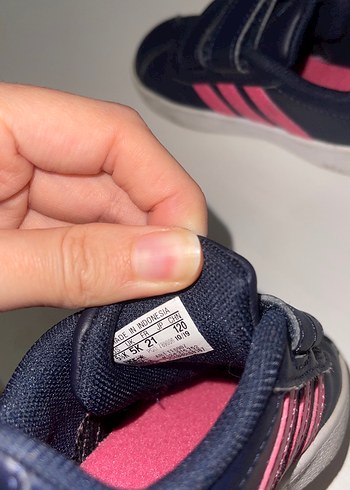 Kız Çocuk Siyah-Pembe Cırtlı Spor Ayakkabı - Görsel 6