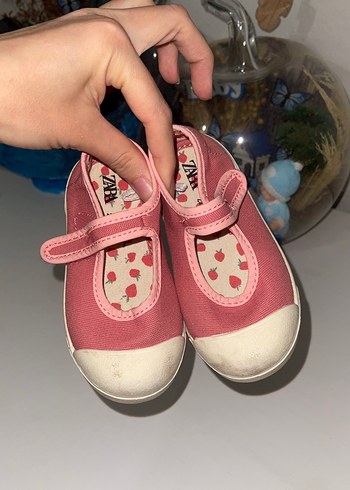 Kız Çocuk Pembe Cırtcırtlı Spor Ayakkabı - Görsel 2