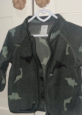 Gri Kamuflaj Desenli Erkek Çocuk Ceket - Görsel 2