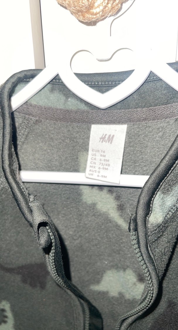 Gri Kamuflaj Desenli Erkek Çocuk Ceket - Görsel 3