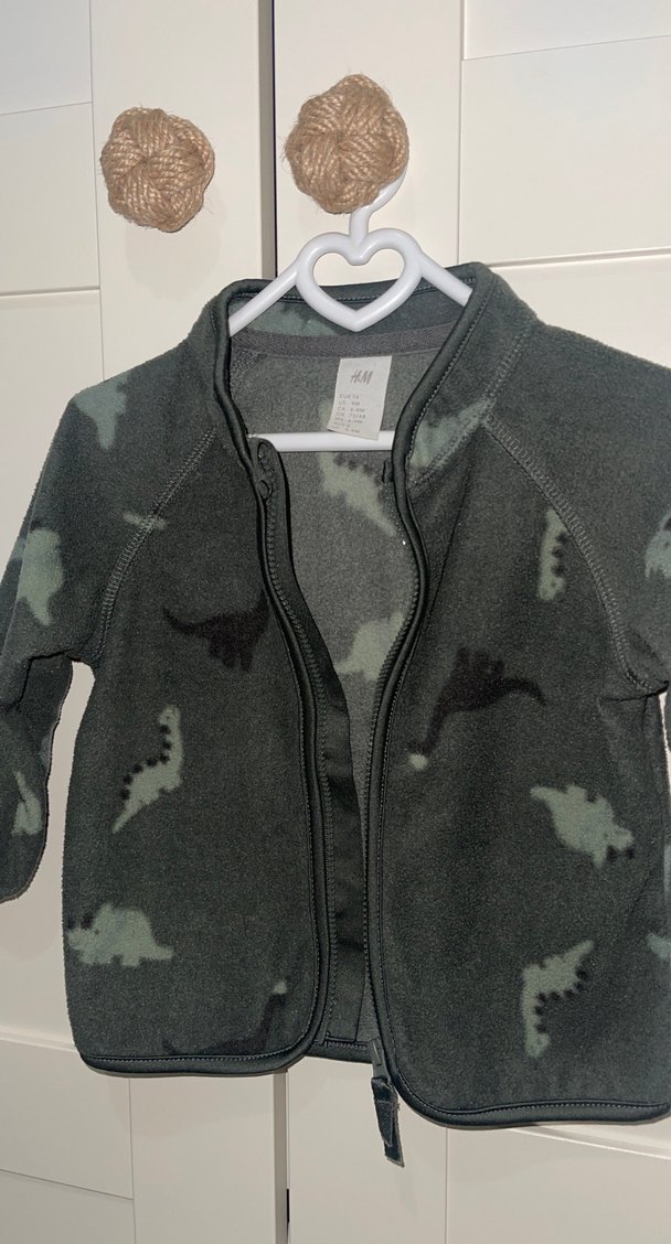 Gri Kamuflaj Desenli Erkek Çocuk Ceket - Görsel 2