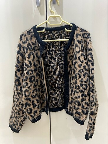 Trendyol & Milla Trendyol Leopar hırka