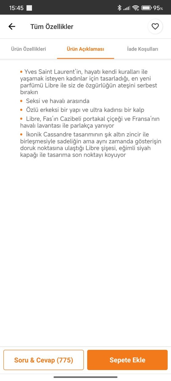 Yves Saint Laurent Libre Parfümü - Görsel 2