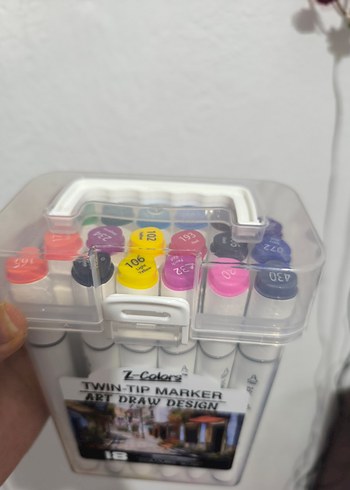 Z-Colors 18 Renkli İki Uçlu Marker Kalem - Görsel 3