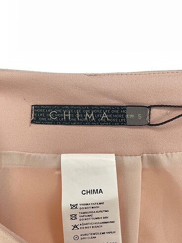 s Beden pembe Renk Chima Midi Etek %70 İndirimli.