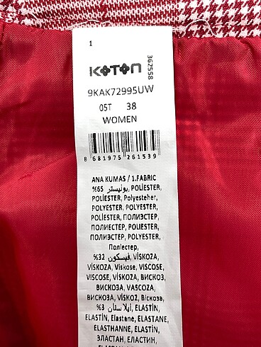 38 Beden çeşitli Renk Koton Mini Etek %70 İndirimli.