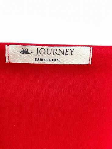 38 Beden kırmızı Renk Journey Kısa Elbise %70 İndirimli.
