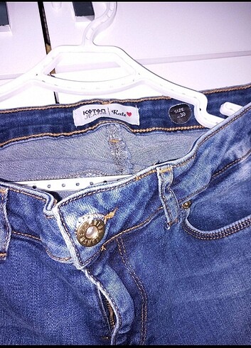 30 Beden mavi Renk Koton jeans