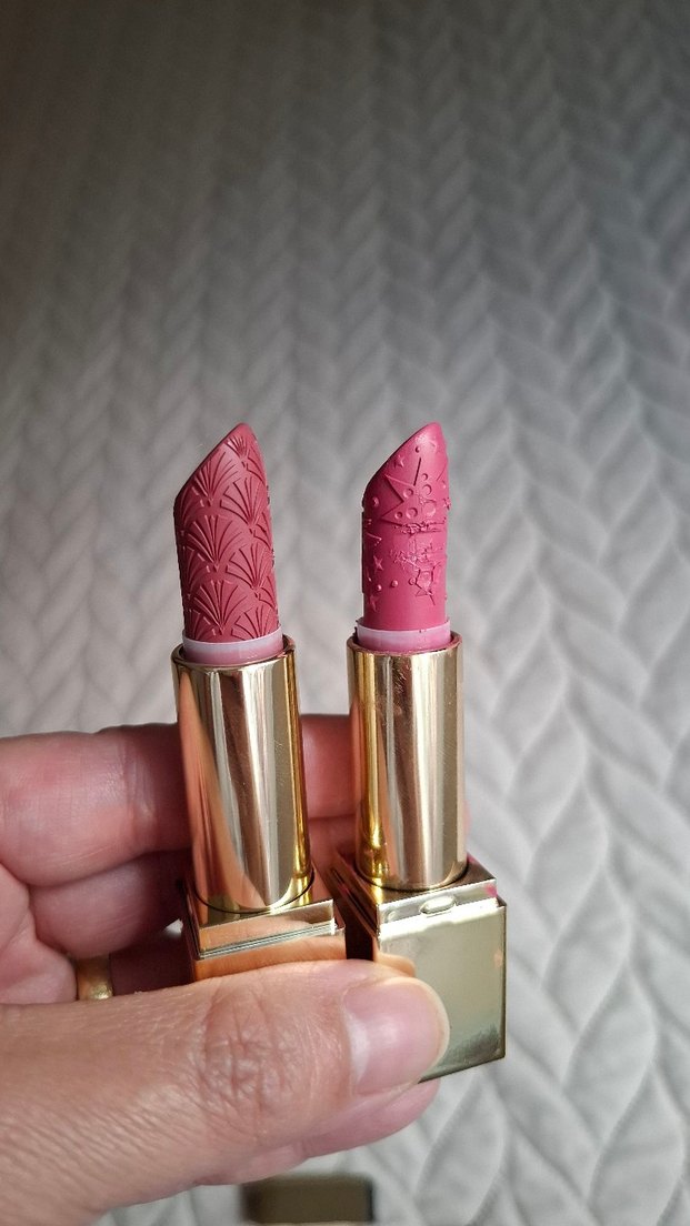 2 adet Parlak Pembe ve mauve Ruj - Görsel 3