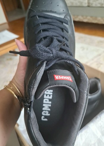Siyah Bağcıklı Camper Erkek Spor Ayakkabı - Görsel 4