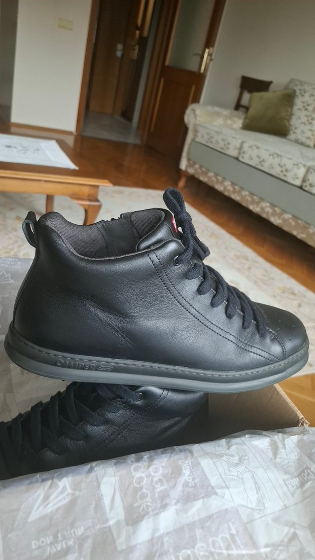 Siyah Bağcıklı Camper Erkek Spor Ayakkabı - Görsel 3