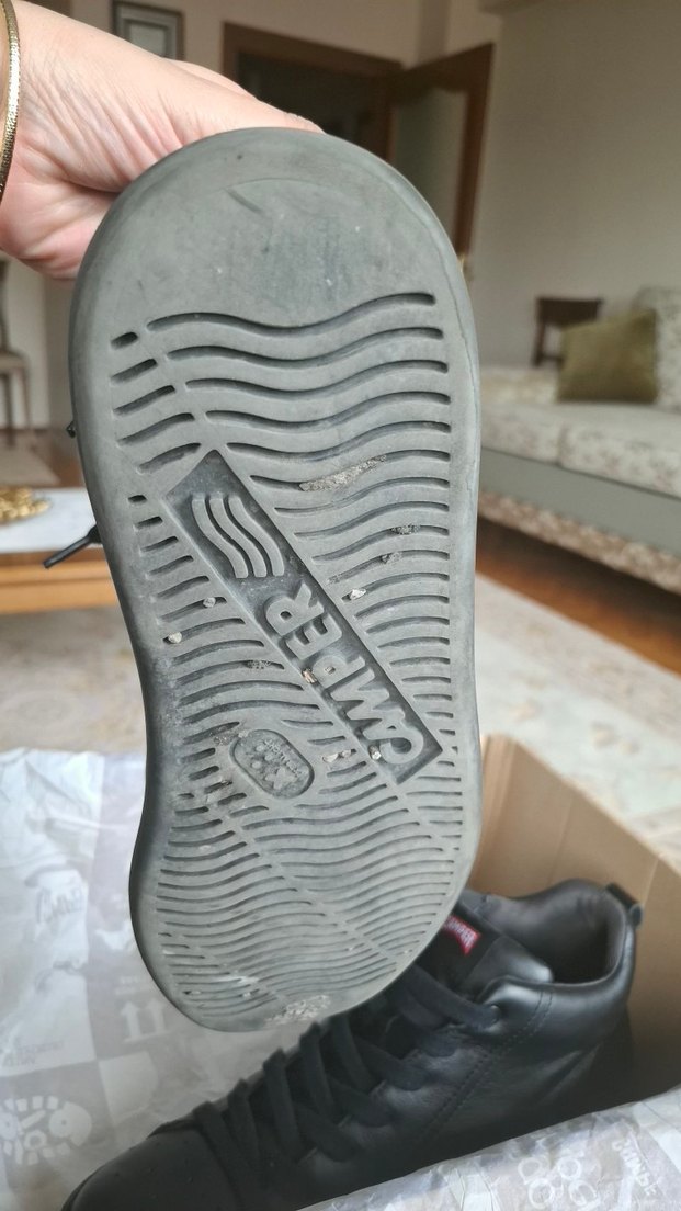 Siyah Bağcıklı Camper Erkek Spor Ayakkabı - Görsel 5