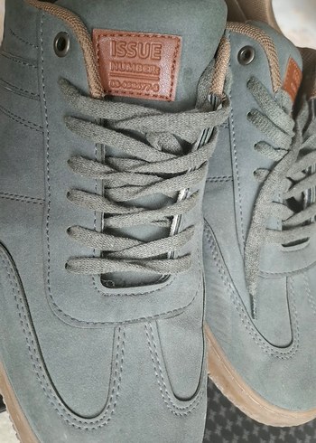 Gri Süet Bağcıklı Erkek Spor Ayakkabı - Görsel 3