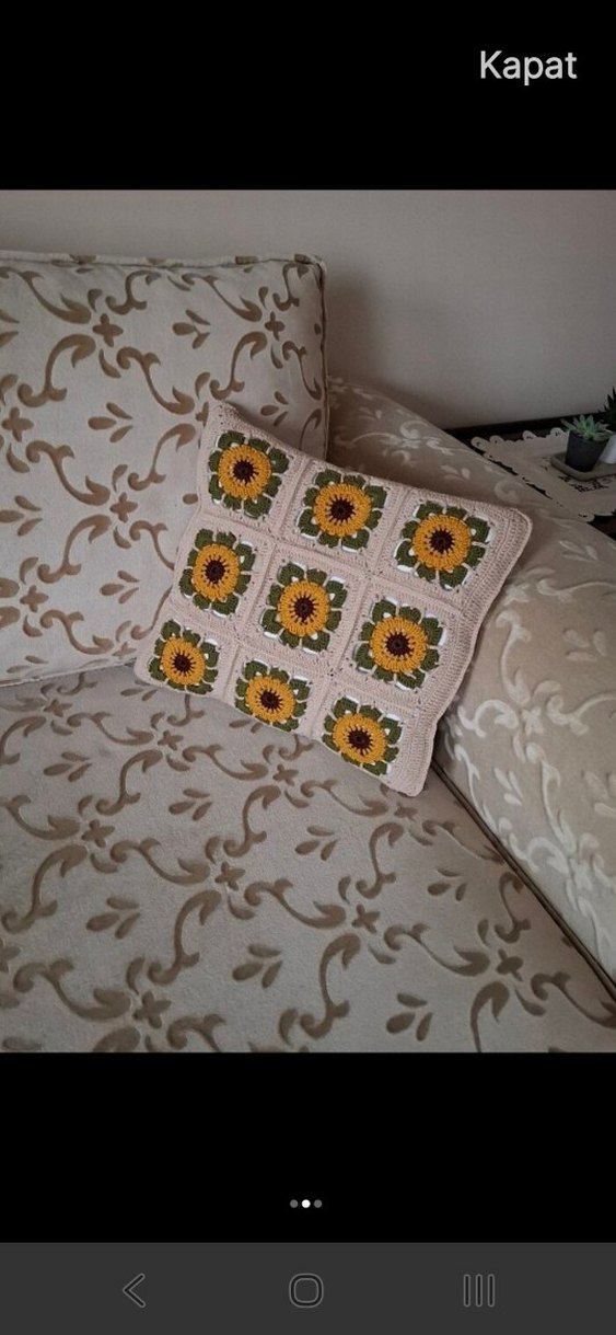 2 adet motif yastik kilifi ve yastigi - Görsel 2