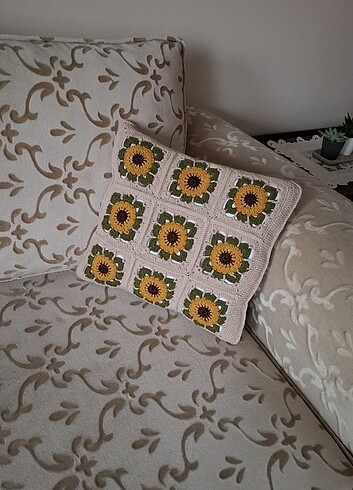 Motif yastık kılıfı ve yastığı ile - Görsel 2