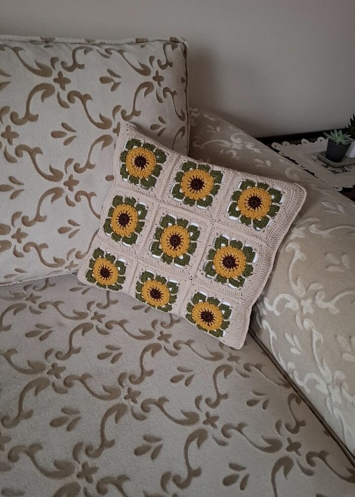 Motif yastık kılıfı ve yastığı ile - Görsel 2