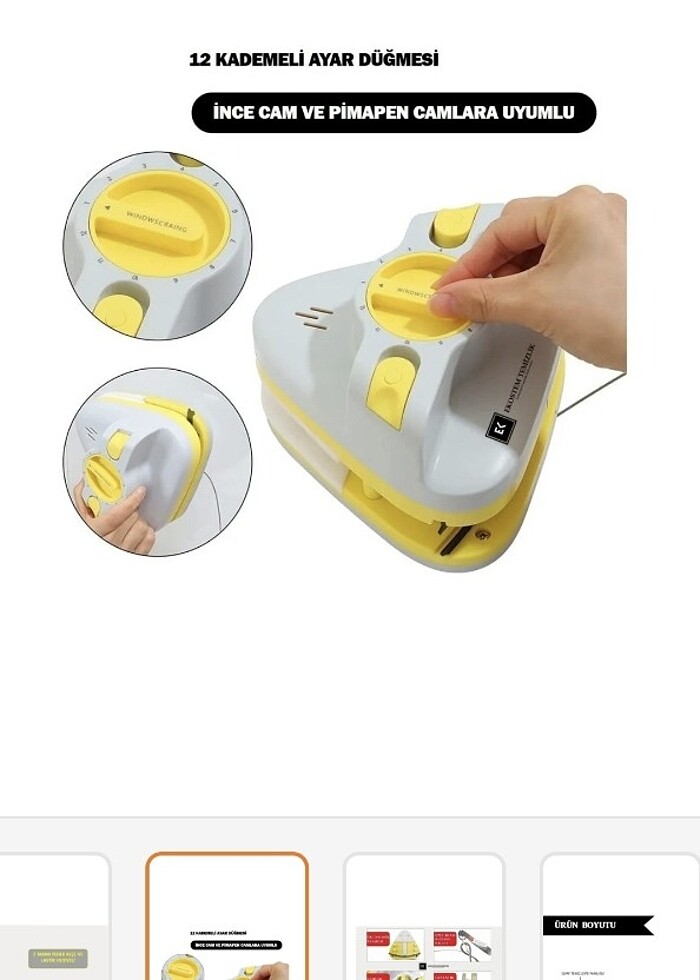 Mıknatıslı cam sil - Görsel 2