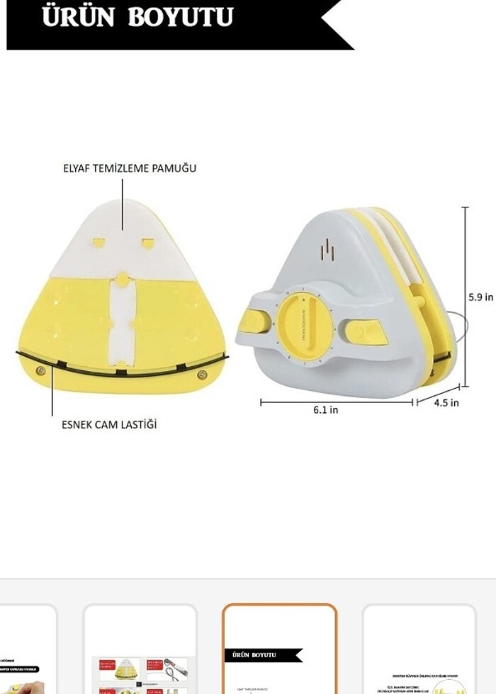 Mıknatıslı cam sil - Görsel 3