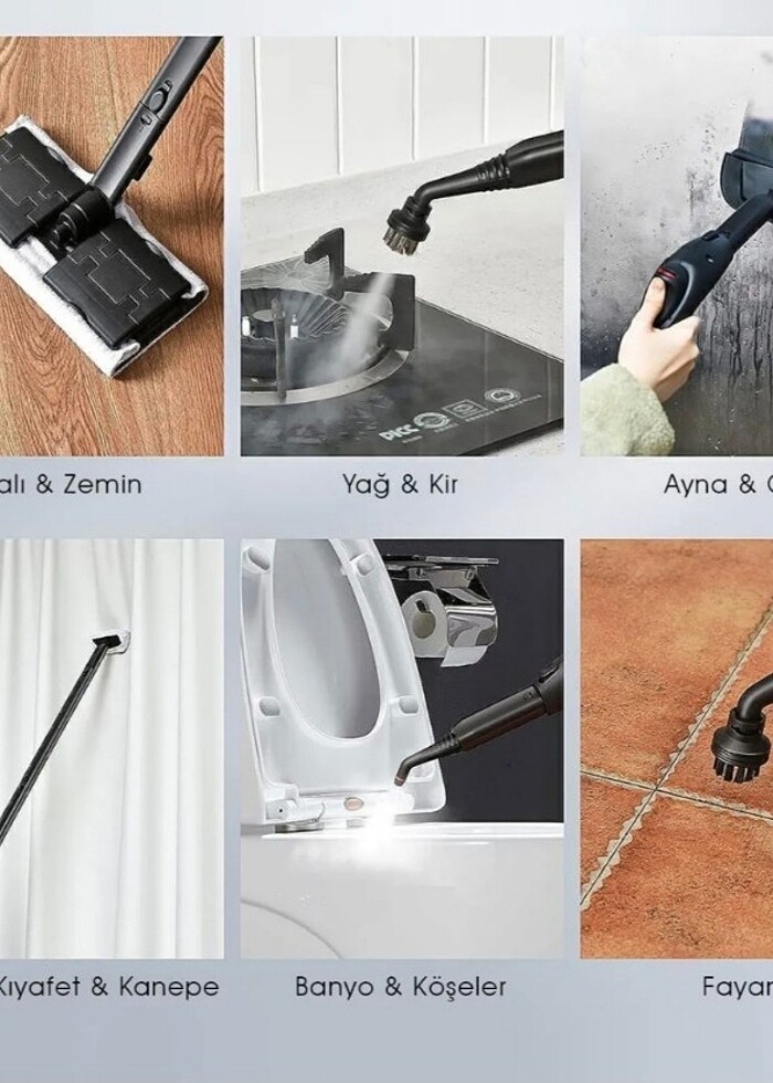 Buharlı temizlik makinesi pirantech - Görsel 2