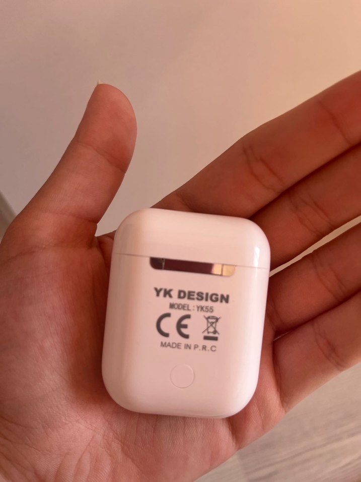 Beyaz Bluetooth Kablosuz Kulaklık TWS - Görsel 4