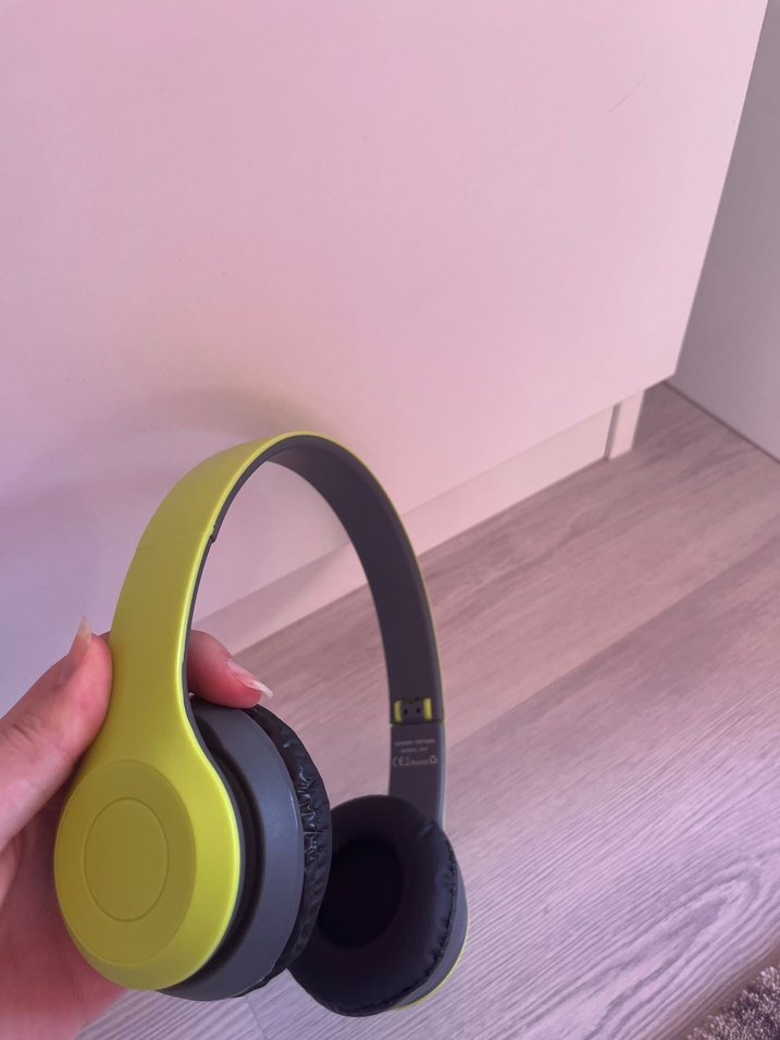 Yeşil Kablosuz P47 Kulaklık - Görsel 5