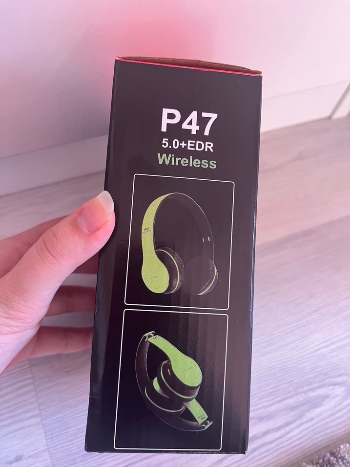 Yeşil Kablosuz P47 Kulaklık - Görsel 2