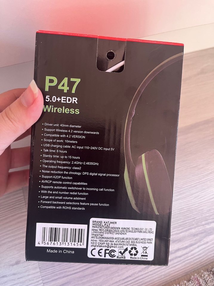 Yeşil Kablosuz P47 Kulaklık - Görsel 3