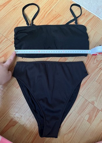 Siyah Strappy Kadın Bikini Takımı