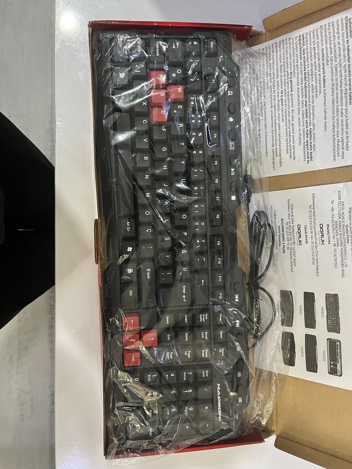 Hadron HD833 Kırmızı Oyun Klavyesi - Görsel 2