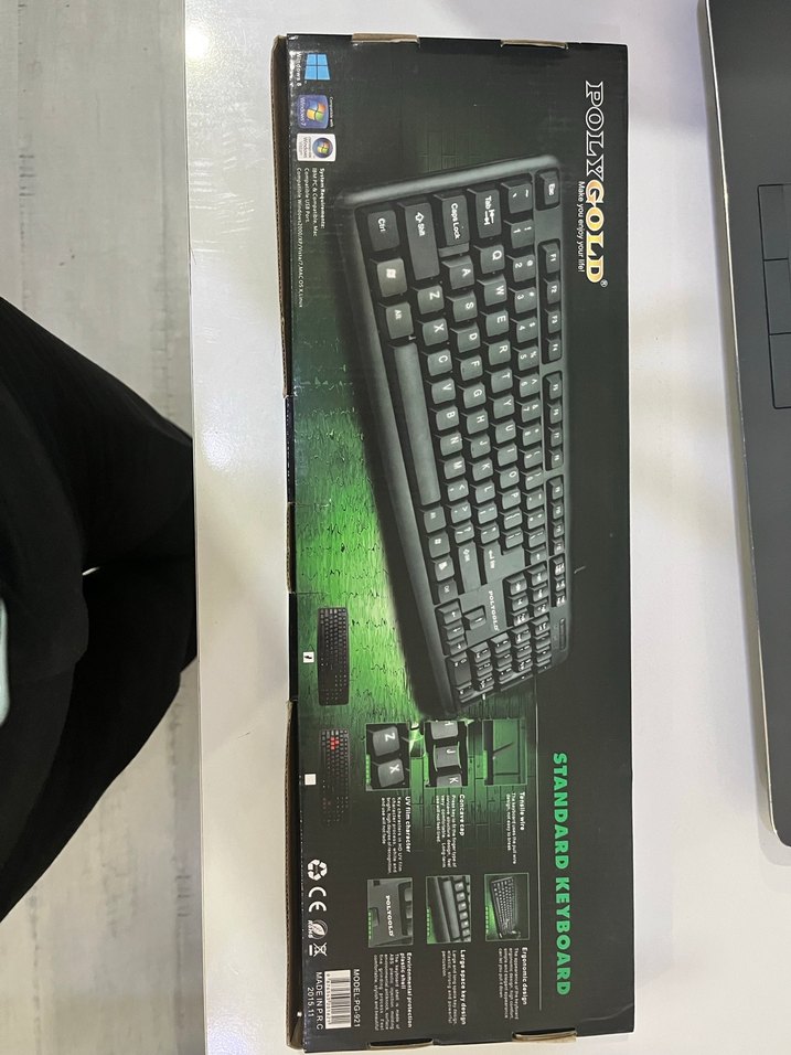 Polly Gold Siyah Standart Klavye - Görsel 3