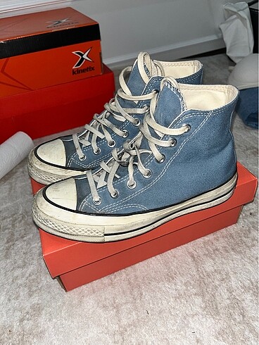 37 Beden mavi Renk converse unisex ayakkabı