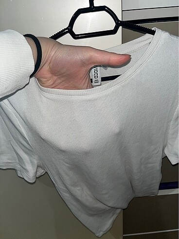 m Beden beyaz Renk h&m basic tişört