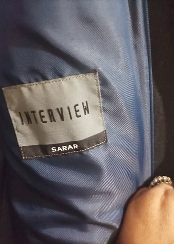 Erkek Siyah Kaşe Düğmeli Kaban - Görsel 5