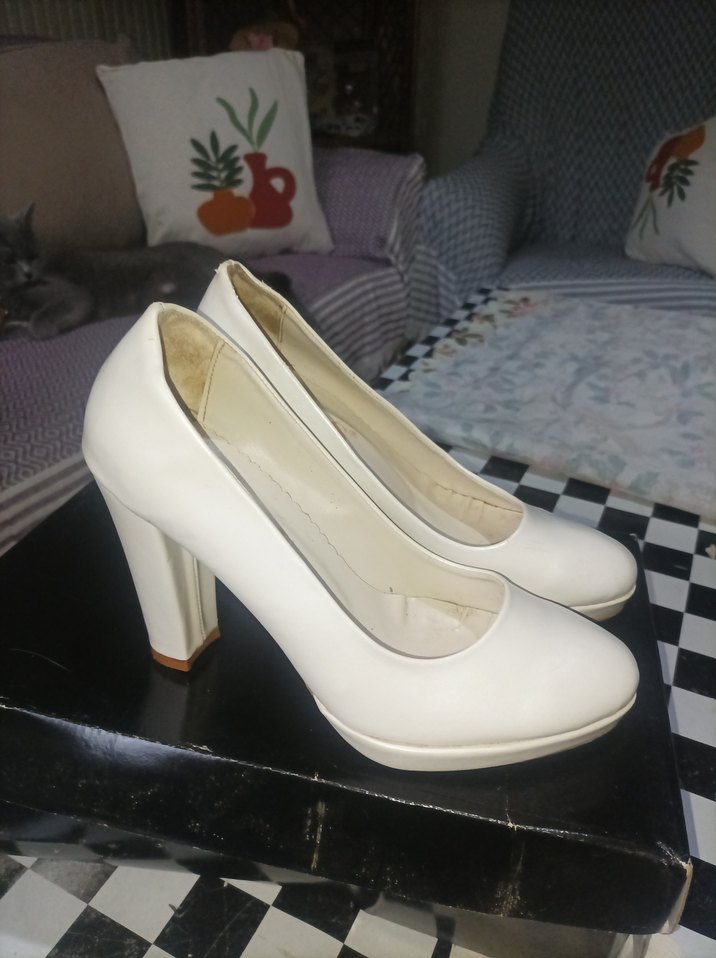 Krem Gelin Ayakkabı - Görsel 2