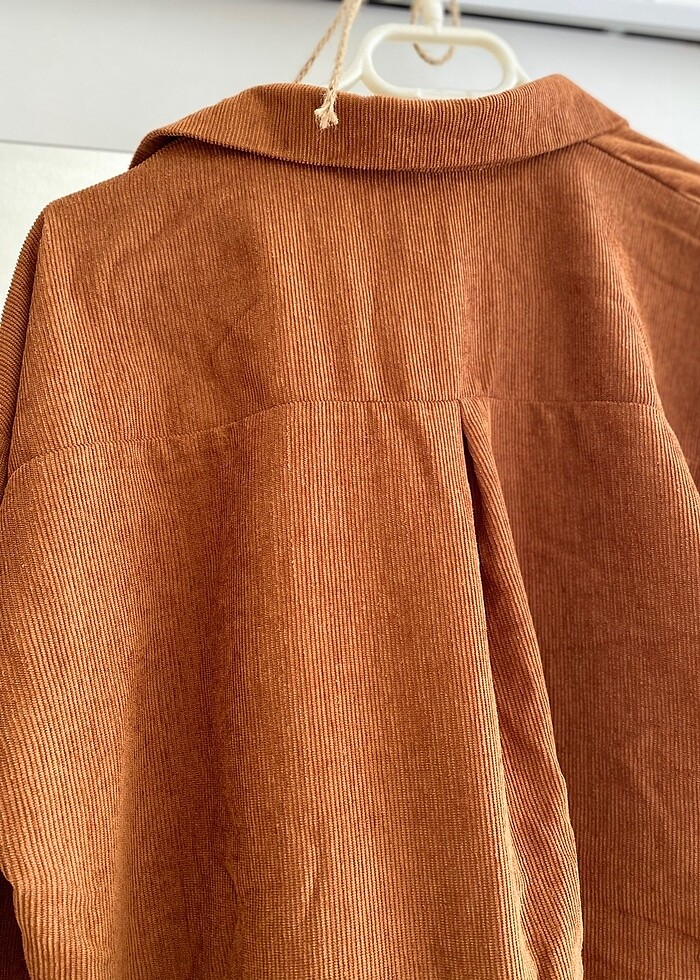 Kısa crop gömlek - Görsel 5