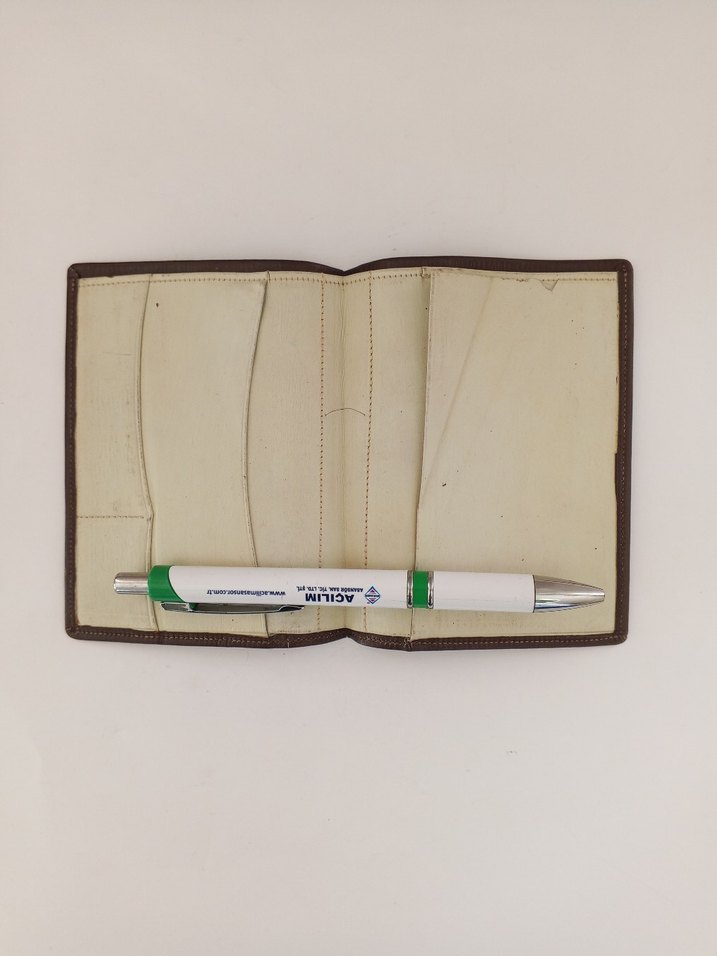 Vintage Ziraat Bankası Deri Cüzdan - Görsel 3