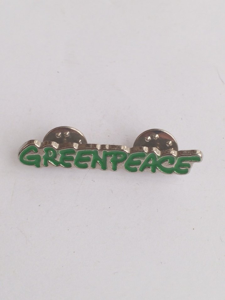 Vintage Greenpeace Rozet - Görsel 2